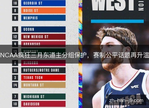 NCAA疯狂三月东道主分组保护,赛制公平话题再升温 NCAA疯狂三月东道主分组保护,赛制公平话题再升温